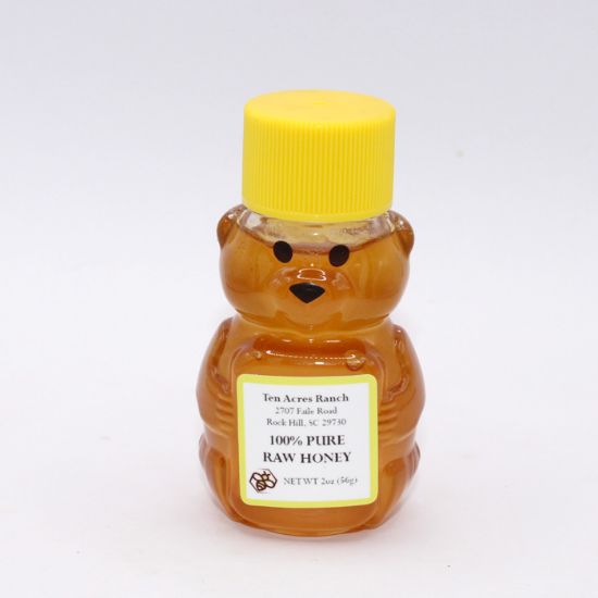 2 oz raw wildflower honey squeeze bottle