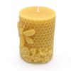 Small Comb Hex Pillar Candle