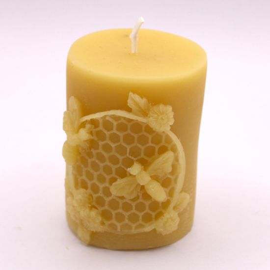Circle Small Comb Pillar Candle