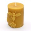 Bee Large Hex Pillar Candle