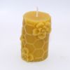 Large Comb Hex Pillar Candle