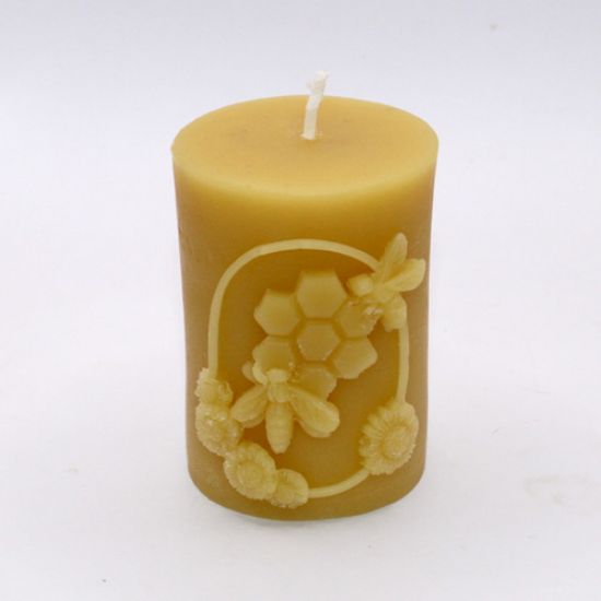 Picture of Circle Hex Pillar Candle